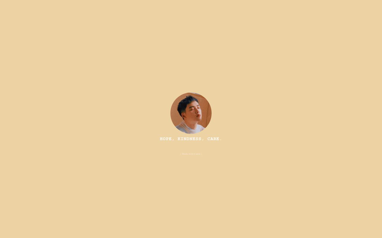 Carrd profile picture for @kindness